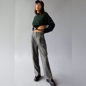 NWT Urban Outfitters Helena Trouser Pant XS Grey
